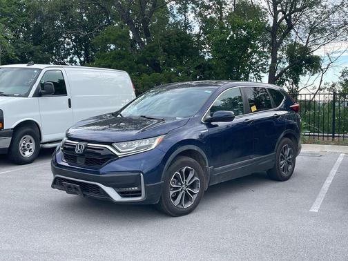 Obsidian Blue Pearl 2020 Honda CR-V Hybrid EX-L