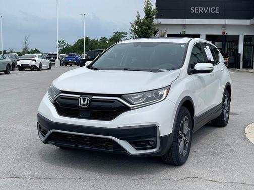 White 2021 Honda CR-V AWD EX