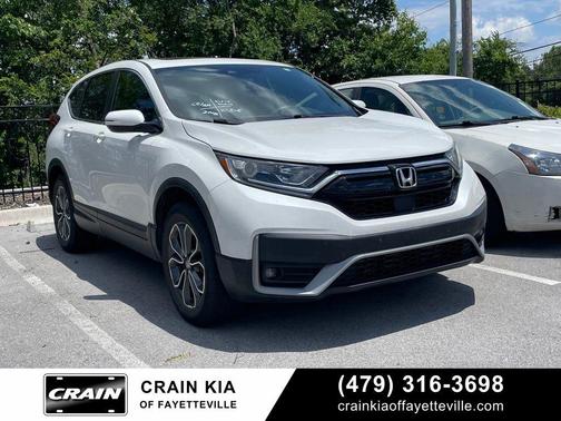 White 2021 Honda CR-V AWD EX
