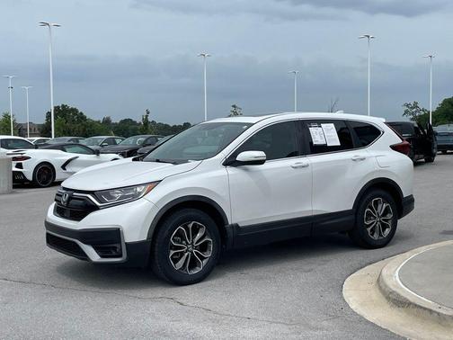 White 2021 Honda CR-V AWD EX