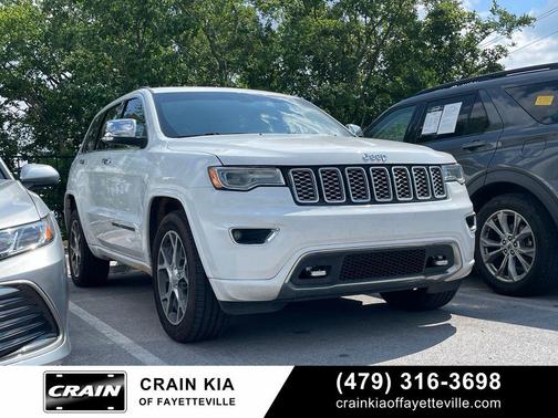 Bright White Clearcoat 2019 Jeep Grand Cherokee Overland