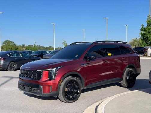 Red 2024 Kia Sorento SX