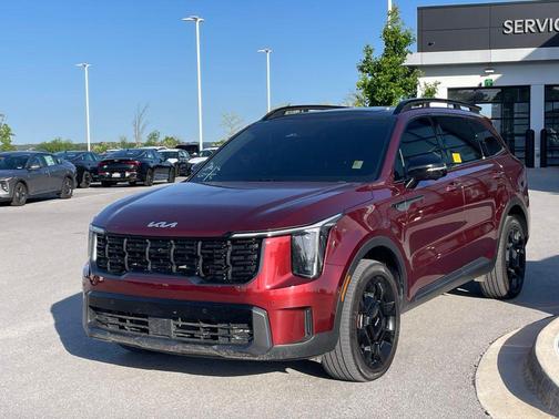 Red 2024 Kia Sorento SX