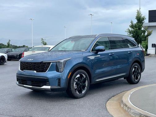 Mineral Blue 2026 Kia Sorento Hybrid EX