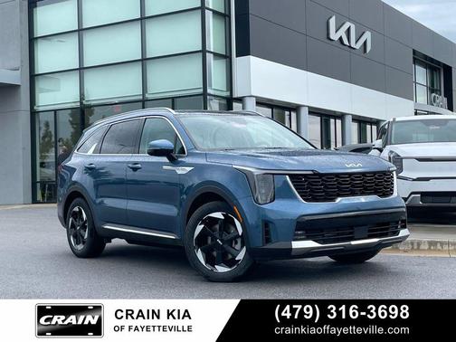 Mineral Blue 2026 Kia Sorento Hybrid EX