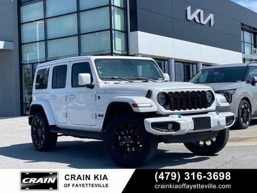 Bright White Clearcoat 2024 Jeep Wrangler 4xe High Altitude