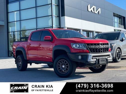 Red 2020 Chevrolet Colorado ZR2