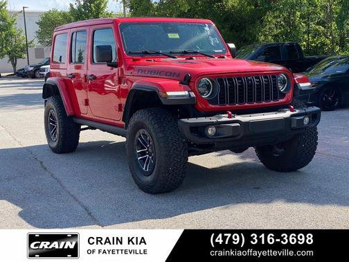Firecracker Red Clearcoat 2025 Jeep Wrangler Rubicon