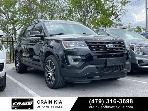 SHADOW BLACK 2017 Ford Explorer sport