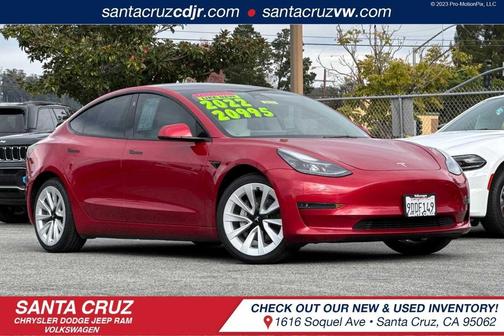 2022 Tesla Model 3 Standard Range