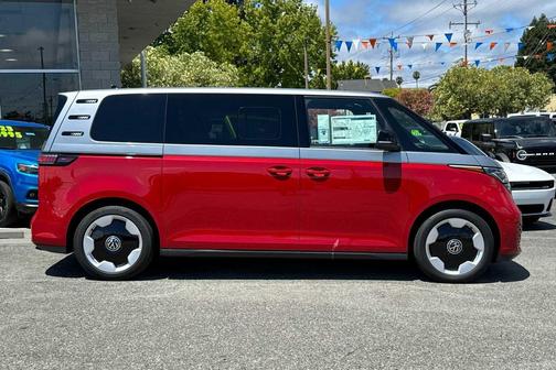 Cherry Red 2025 Volkswagen ID. Buzz Pro S Plus