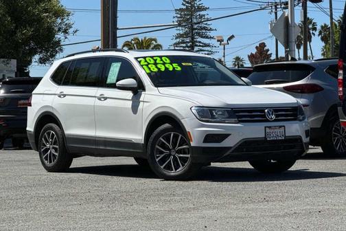 Pure White 2020 Volkswagen Tiguan 2.0T SE 4MOTION