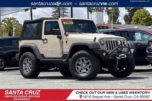 Mojave Sand Clearcoat 2016 Jeep Wrangler Rubicon