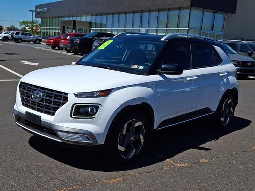 White 2023 Hyundai VENUE Limited