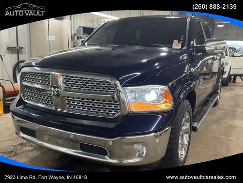 True Blue Pearlcoat 2016 RAM 1500 Laramie