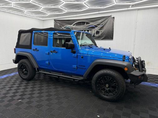 Hydro Blue Pearlcoat 2016 Jeep Wrangler Unlimited Sport