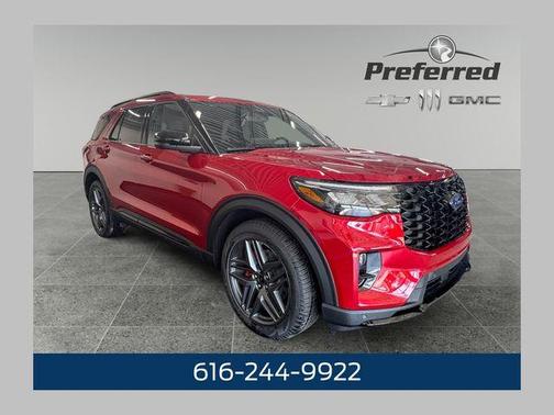Rapid Red Metallic Tinted Clearcoat 2026 Ford Explorer ST
