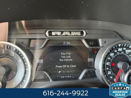 Granite Crystal Clearcoat Metallic 2019 RAM 1500 Big Horn