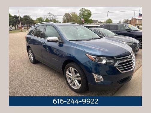 Pacific Blue Metallic 2021 Chevrolet Equinox Premier SUV