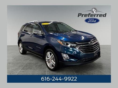 Pacific Blue Metallic 2021 Chevrolet Equinox Premier