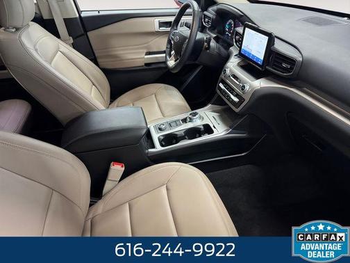 Blue Metallic 2023 Ford Explorer XLT