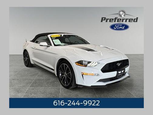 Oxford White 2021 Ford Mustang EcoBoost Premium