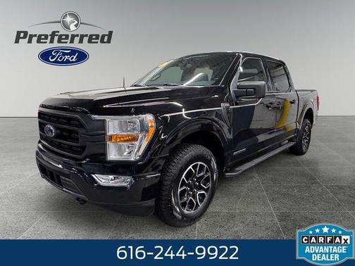 Agate Black Metallic 2022 Ford F-150 XLT