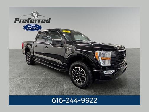Agate Black Metallic 2022 Ford F-150 XLT