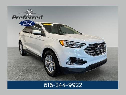 Oxford White 2022 Ford Edge SEL