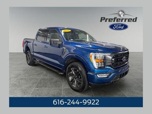 Blue Metallic 2022 Ford F-150 XLT