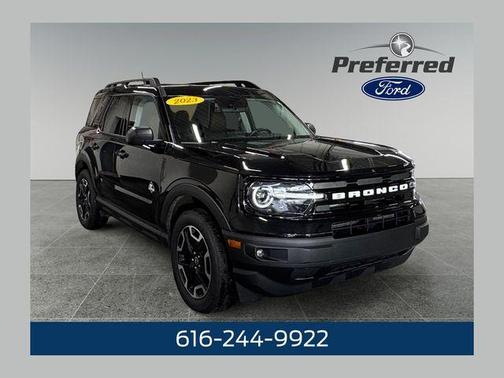 Shadow Black 2023 Ford Bronco Sport Outer Banks