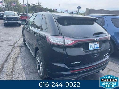 Shadow Black 2017 Ford Edge Sport