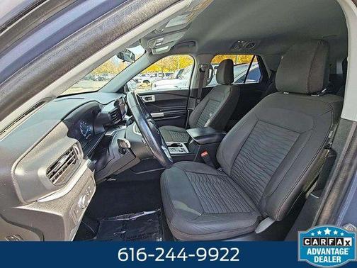 Blue Metallic 2021 Ford Explorer XLT