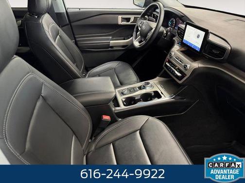 Blue Metallic 2024 Ford Explorer XLT
