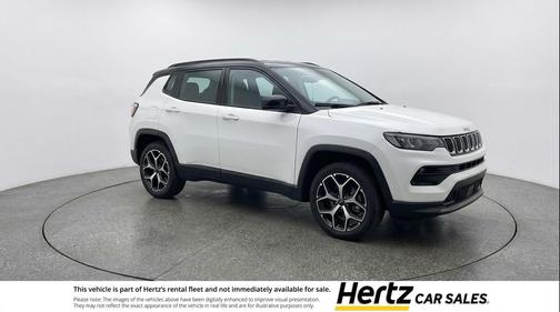 Bright White Clearcoat 2025 Jeep Compass Limited