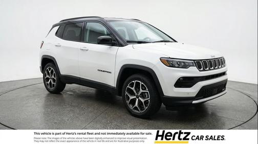 Bright White Clearcoat 2025 Jeep Compass Limited
