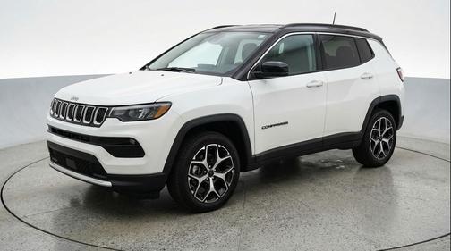 Bright White Clearcoat 2025 Jeep Compass Limited