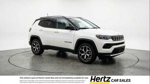 Bright White Clearcoat 2025 Jeep Compass Limited