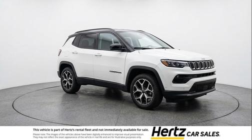 Bright White Clearcoat 2025 Jeep Compass Limited