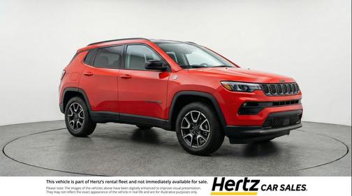 Red Hot Pearlcoat 2025 Jeep Compass Trailhawk