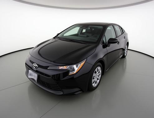 Midnight Black Metallic 2025 Toyota Corolla LE