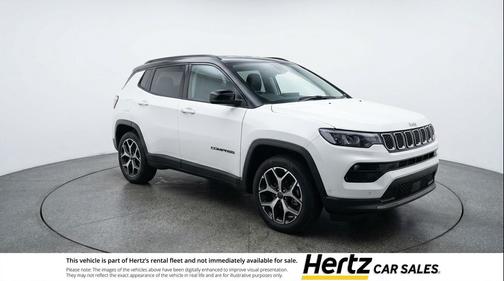 Bright White Clearcoat 2025 Jeep Compass Limited