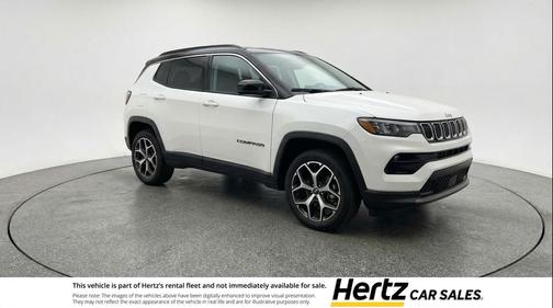 Bright White Clearcoat 2025 Jeep Compass Limited