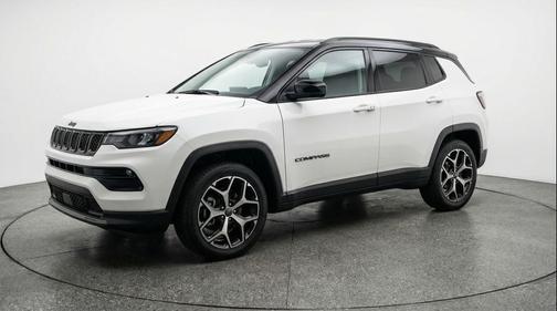 Bright White Clearcoat 2025 Jeep Compass Limited