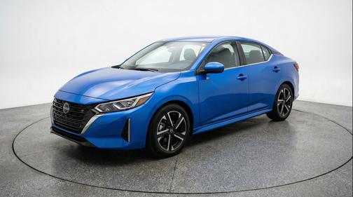 Electric Blue Metallic 2025 Nissan Sentra SV
