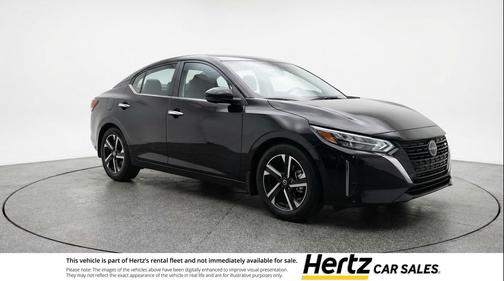 Super Black 2025 Nissan Sentra SV