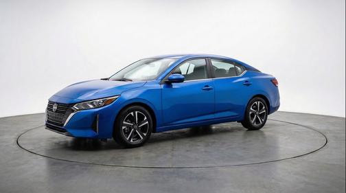 Electric Blue Metallic 2025 Nissan Sentra SV