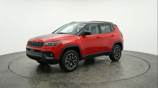 Red Hot Pearlcoat 2025 Jeep Compass Trailhawk