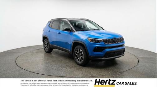 Hydro Blue Pearlcoat 2025 Jeep Compass Trailhawk