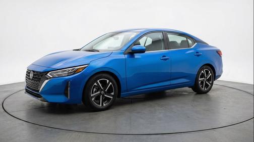 Electric Blue Metallic 2025 Nissan Sentra SV